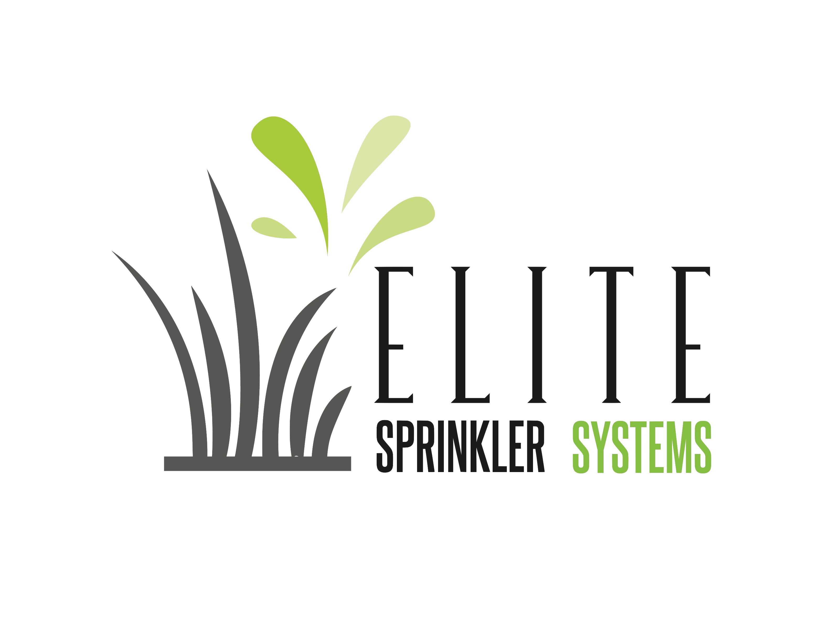 Logo for the irrigation company called elite sprinkler systems